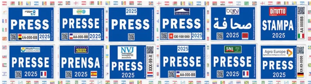 PRESS STICKERS For Vehicles